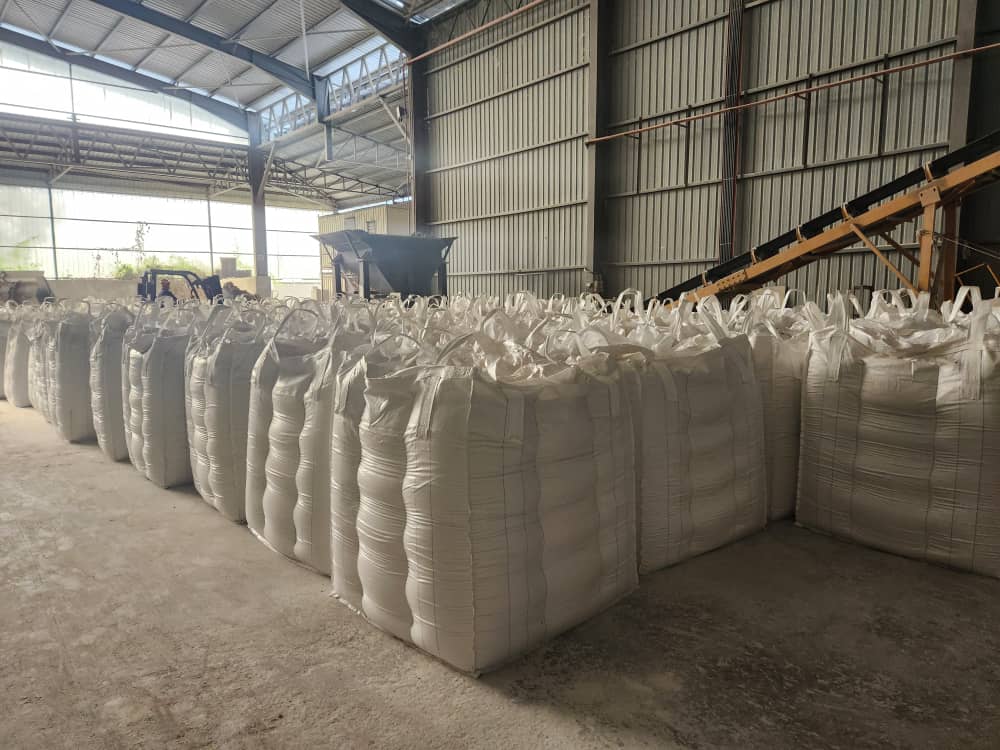Q bags In the warehouse