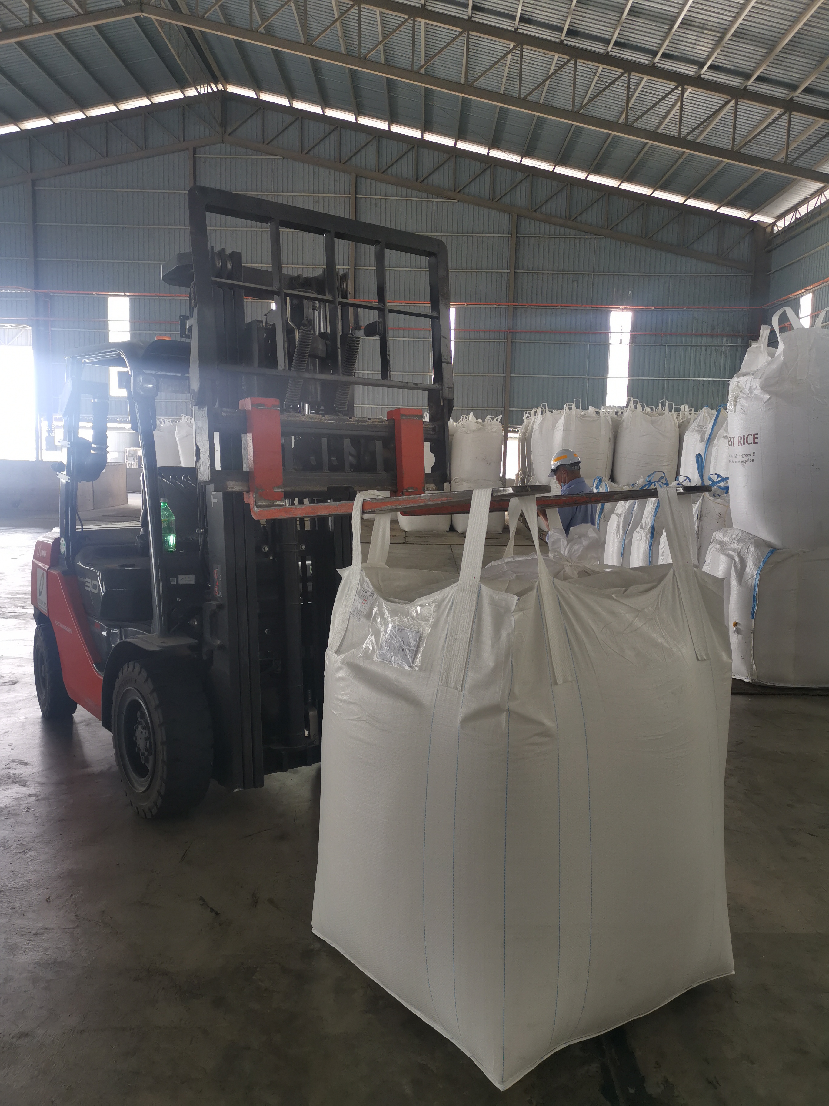 jumbo bag Transported using a forklift