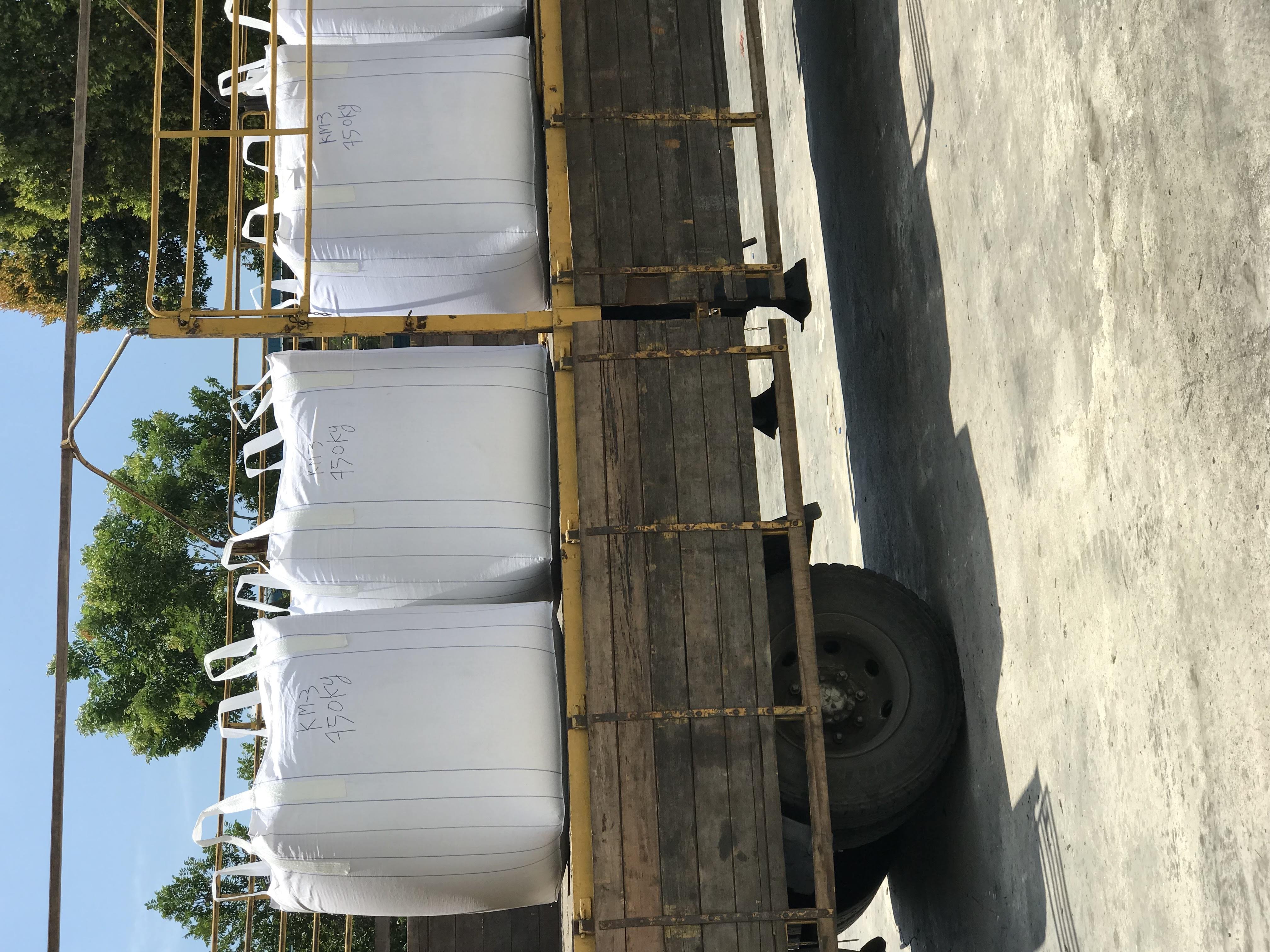 jumbo bags Shipped via truck.